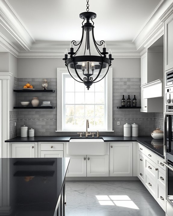 vintage charm kitchen lighting