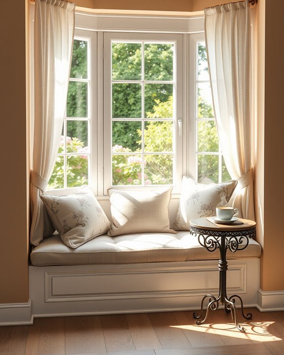 vintage charm window seat