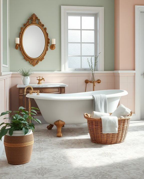 vintage color schemes beauty
