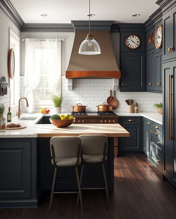 vintage dark grey charm