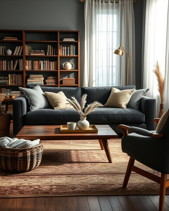 vintage decor in neutrals