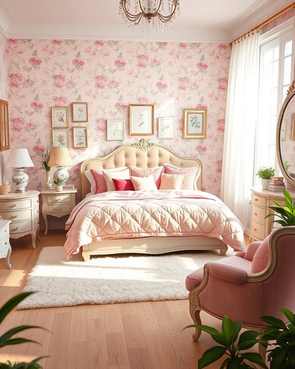 vintage floral bedroom retreat