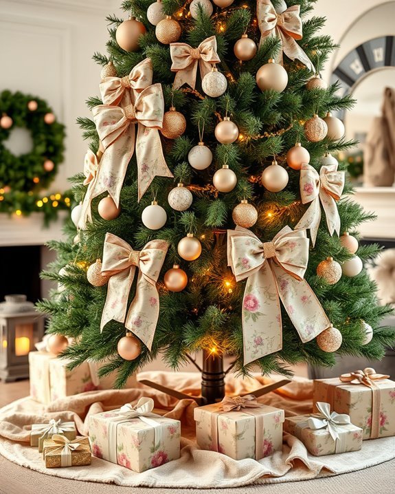 vintage floral christmas elegance
