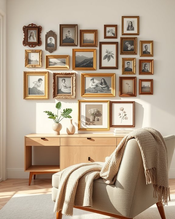 vintage frame collage ideas