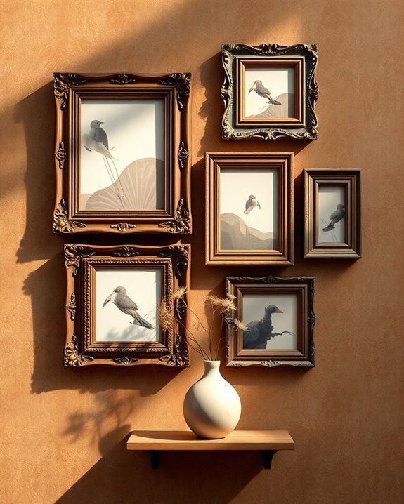 vintage frames enhance d cor