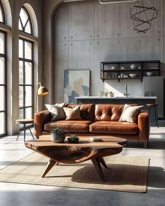 vintage industrial decor fusion