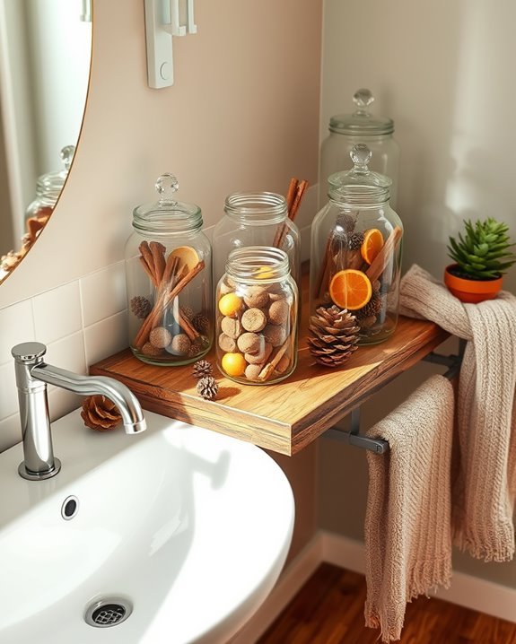 vintage jars for decor