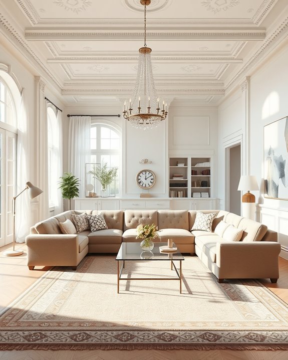vintage lighting enhances modernity