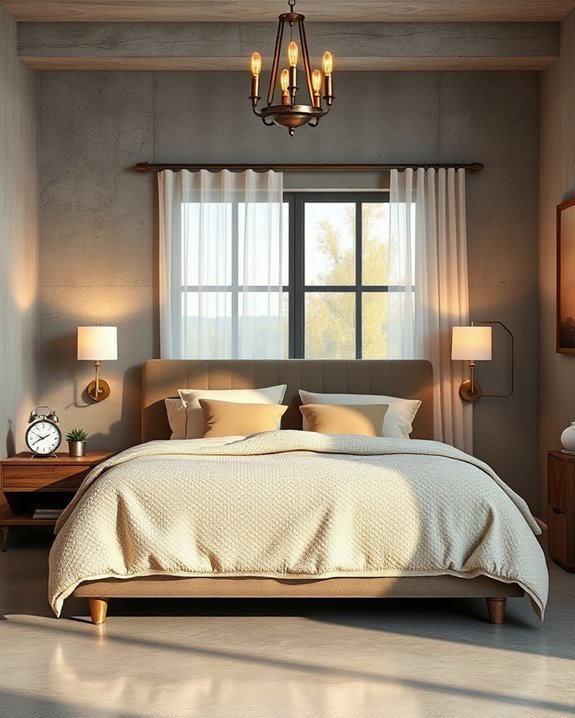 vintage lighting for warmth