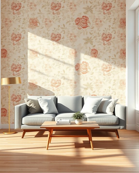 vintage patterns enhance decor
