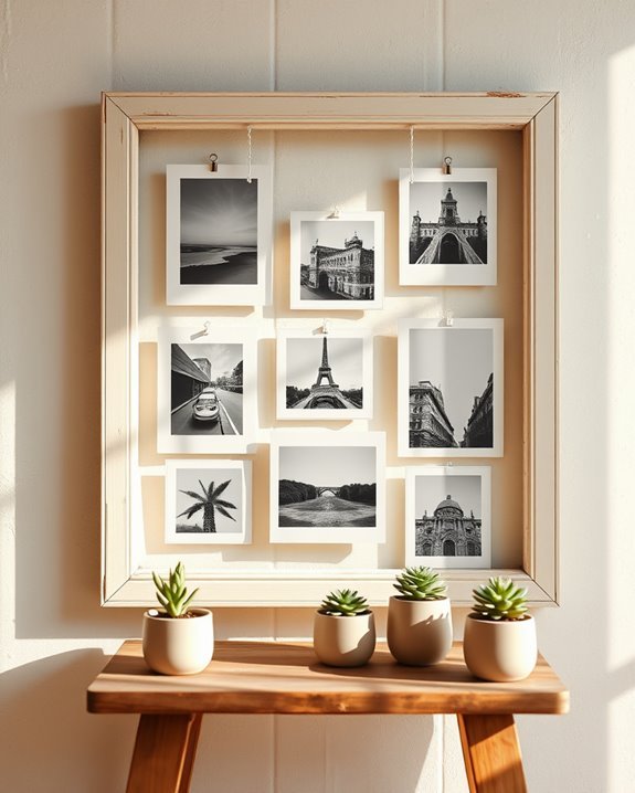 vintage photo display project