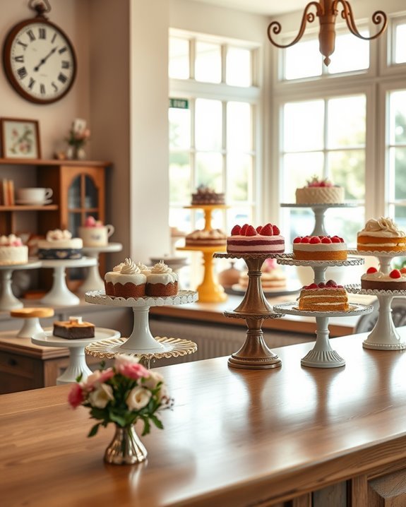vintage stands enhance displays