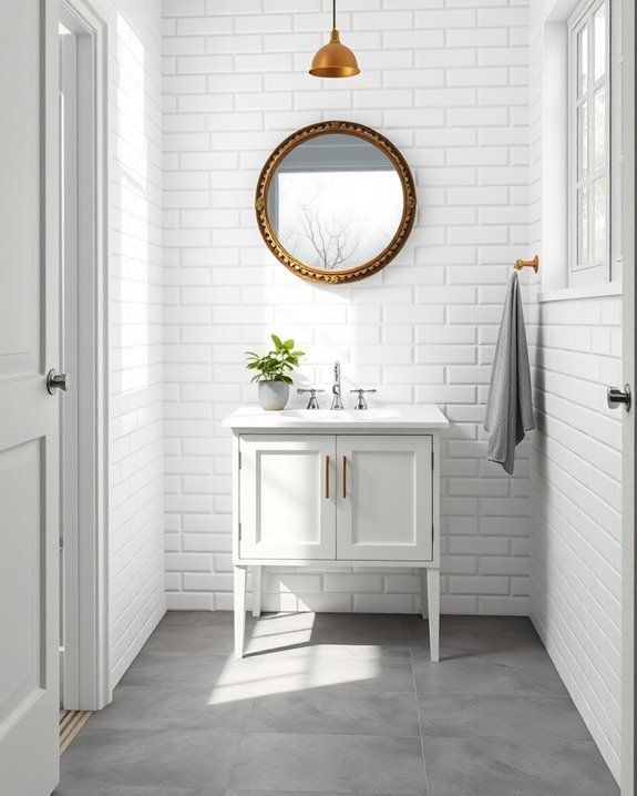 vintage subway tile charm