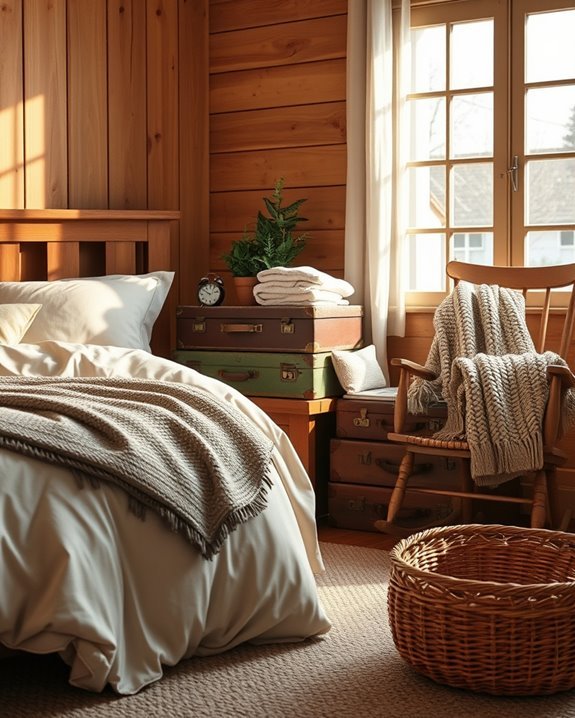 vintage suitcase storage solutions