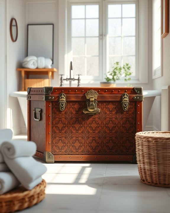 vintage trunks for storage
