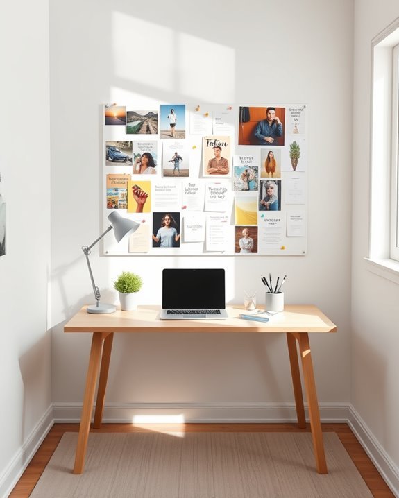 vision board inspiration wall
