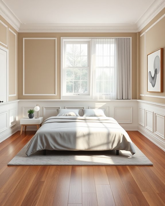 wainscoting styles for bedrooms