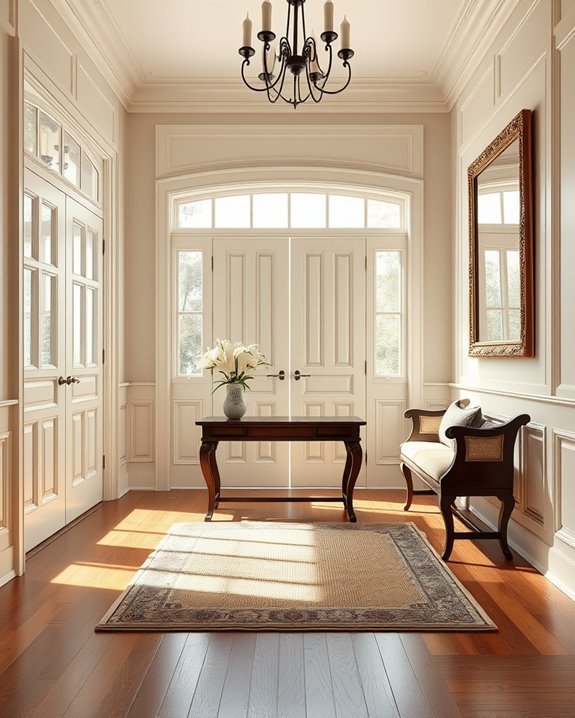 warm and inviting entryway