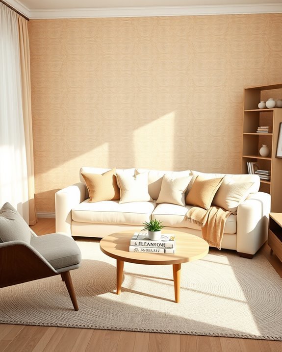 warm beige accent transformation