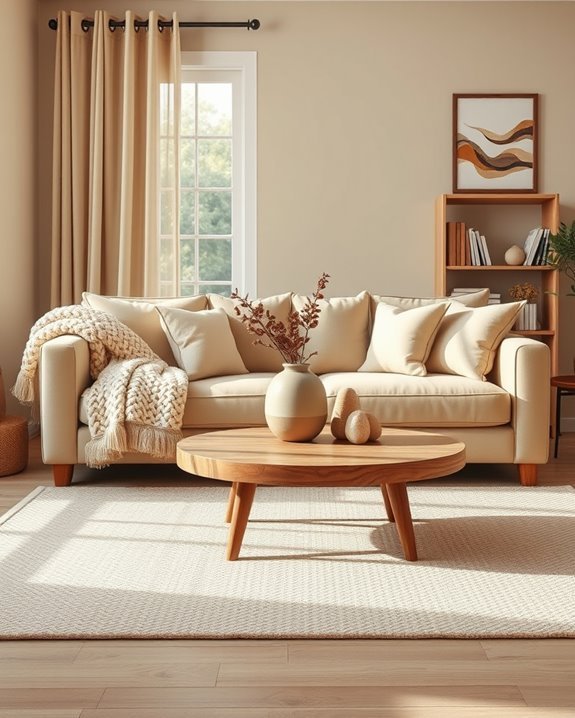 warm beige comfort textures