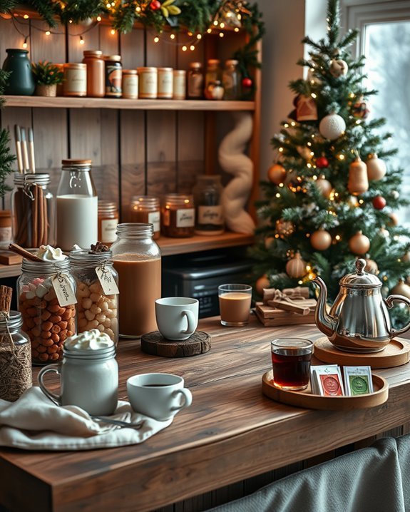 warm beverage customization station