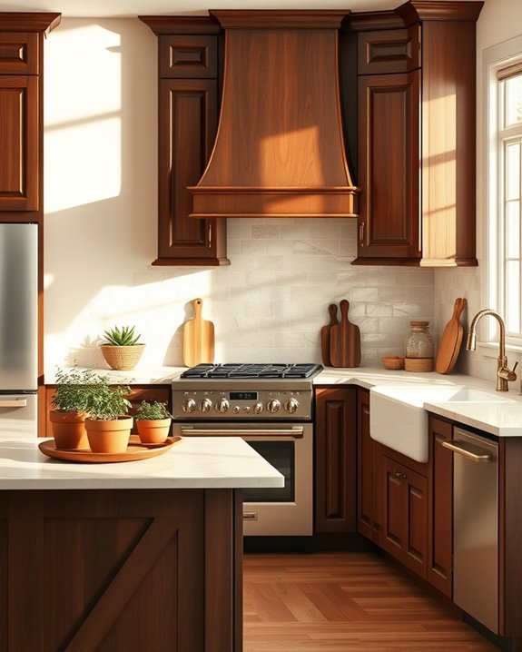 warm brown cream harmony