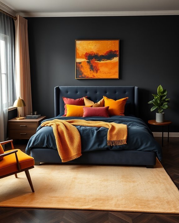 warm color accents uplift