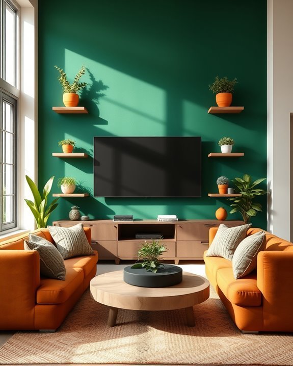 warm earthy color harmony