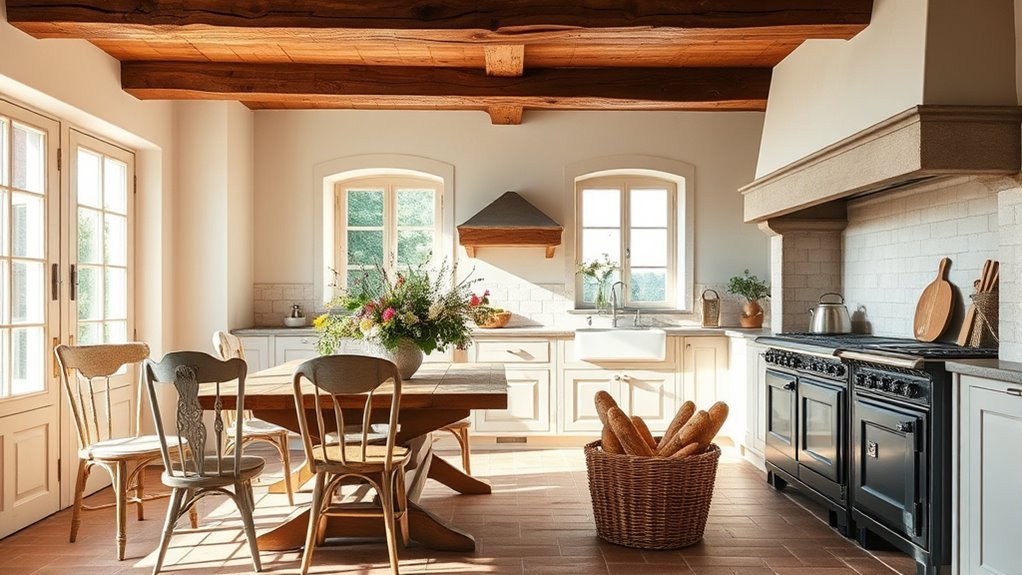 warm french kitchen inspiration
