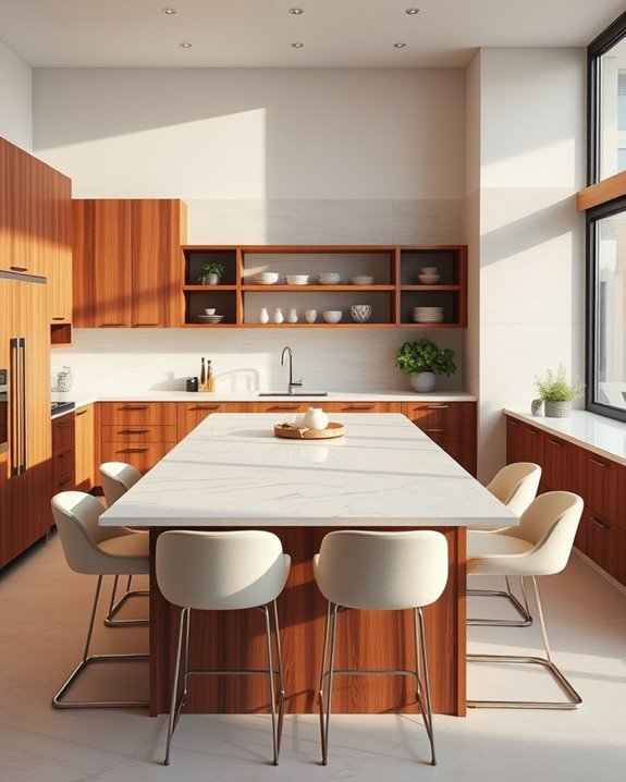 warm inviting kitchen atmosphere