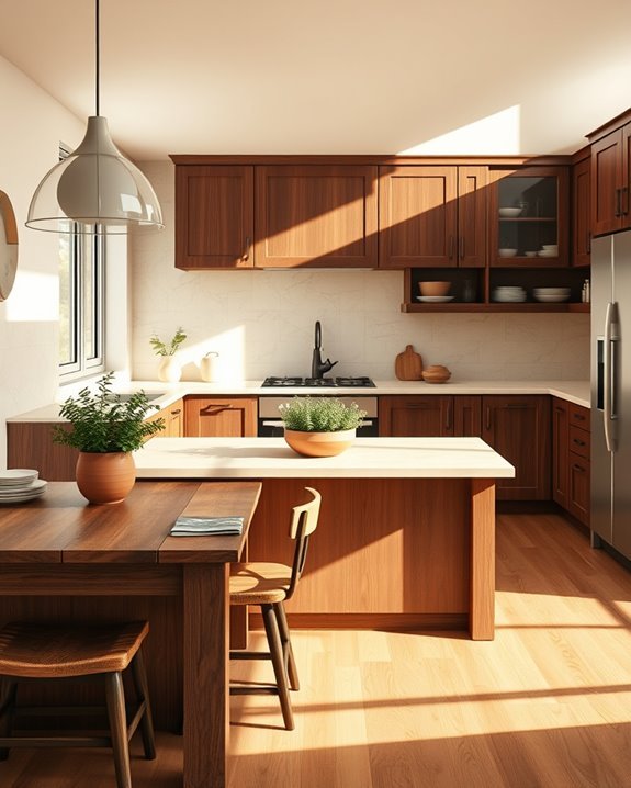 warm inviting kitchen decor