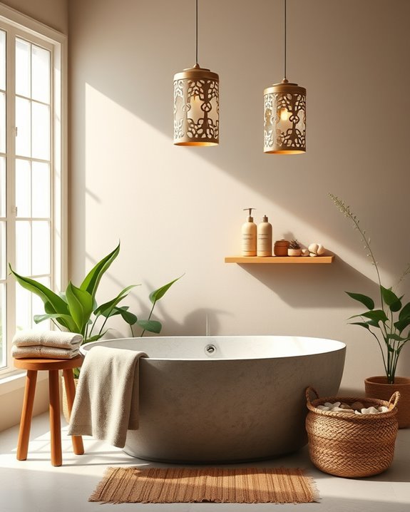 warm inviting lantern lighting