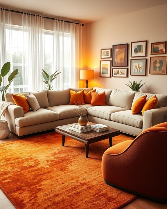 warm inviting living space