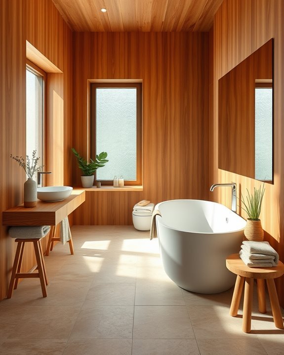 warm inviting wood aesthetics