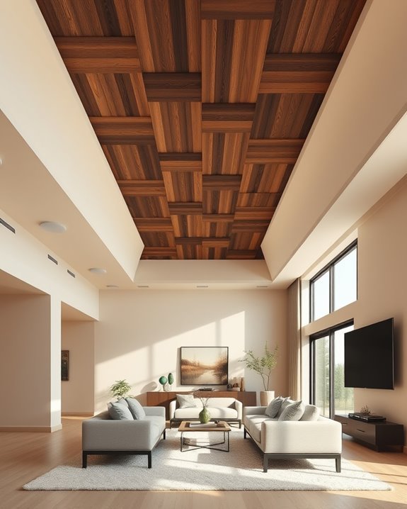 warm inviting wood ceilings