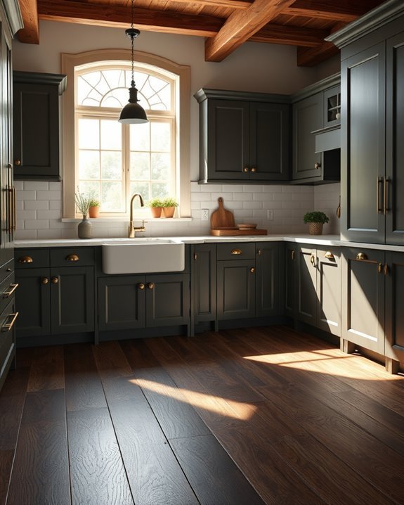 warm rustic low maintenance flooring
