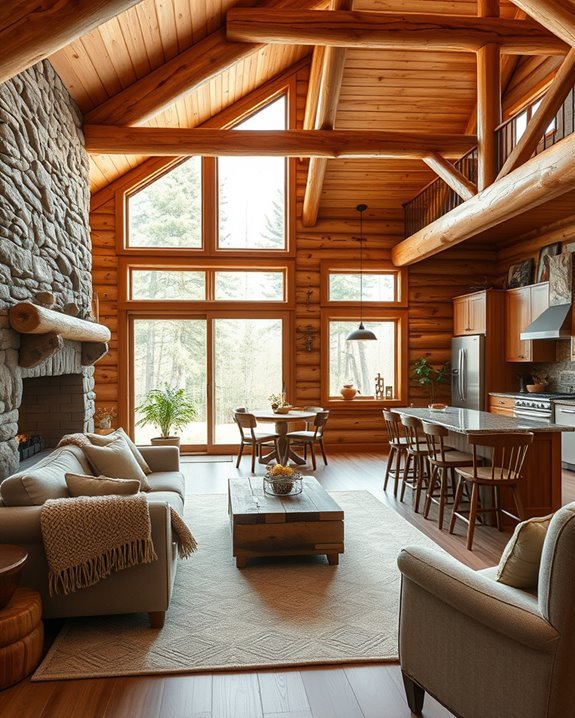 warm rustic retreat home