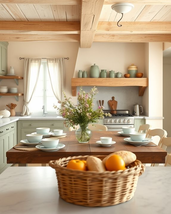 warm tranquil color palette