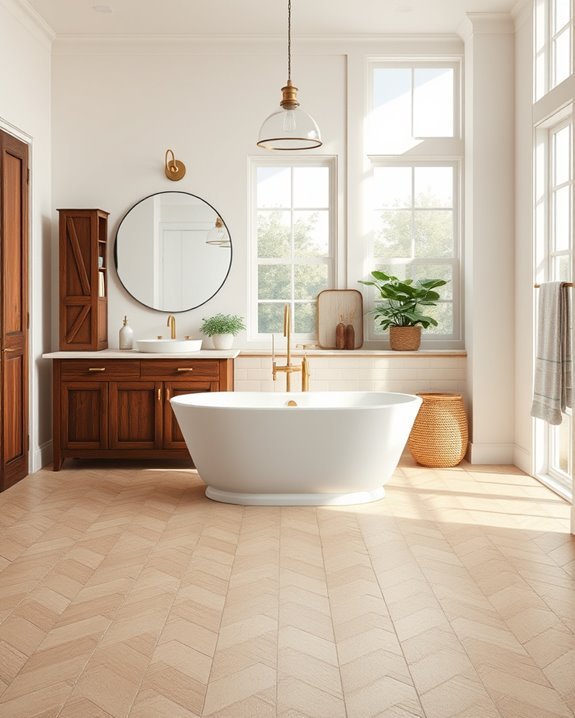 warm vintage modern fusion