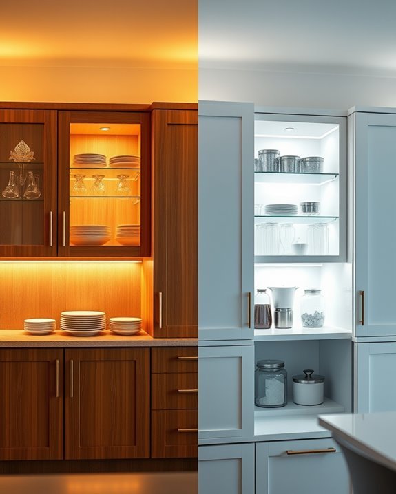 warm vs cool lighting