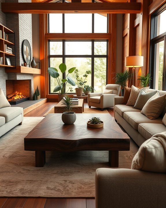 warm wood cozy atmosphere