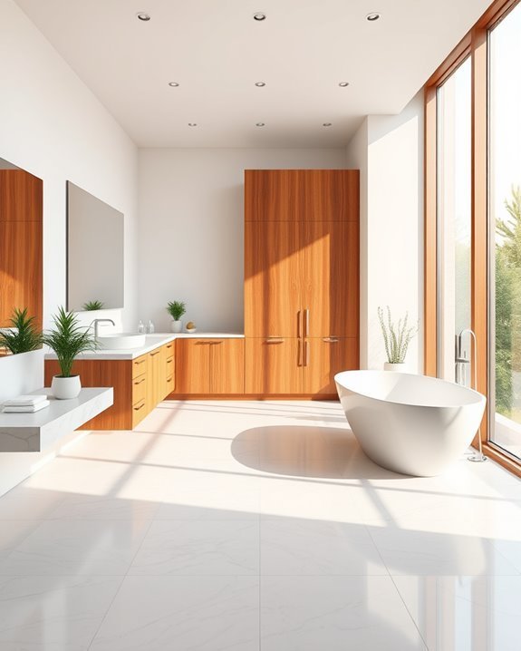 warm wood enhances elegance
