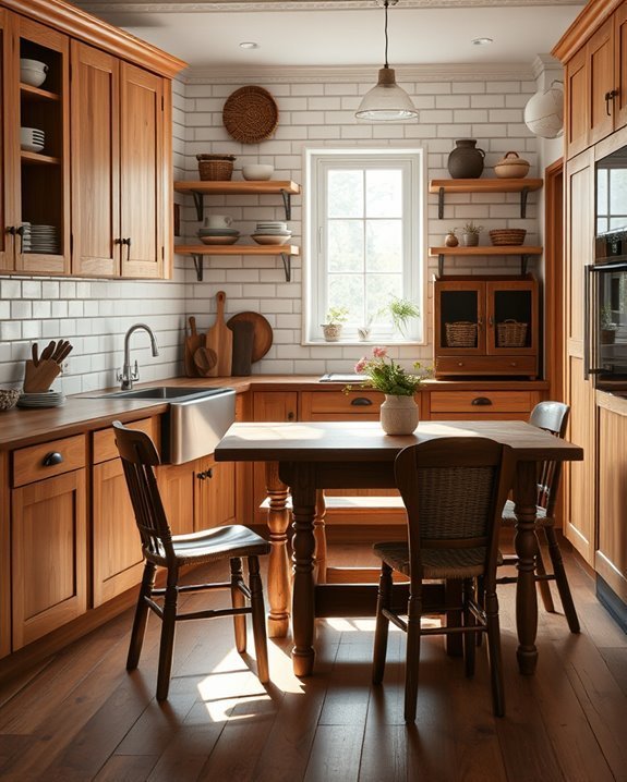 warmth and charm through wood