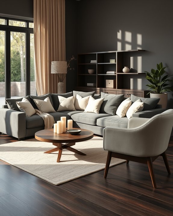 warmth through soft beige