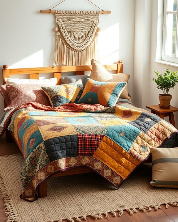 warmth through vibrant patchwork