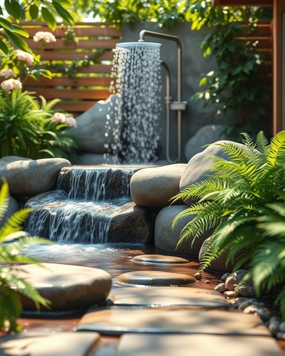waterfall tranquility for relaxation