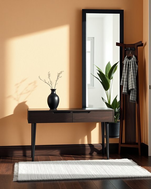 welcoming functional stylish entryway