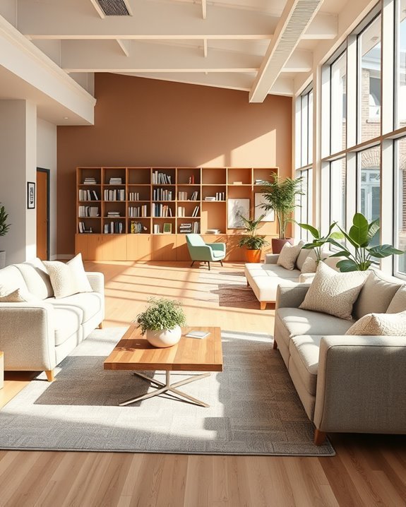 welcoming healthcare community spaces