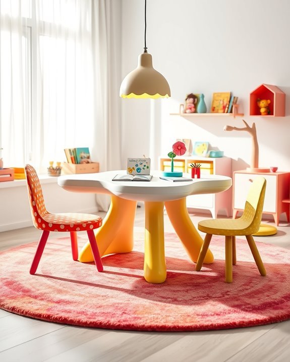 whimsical and imaginative study table