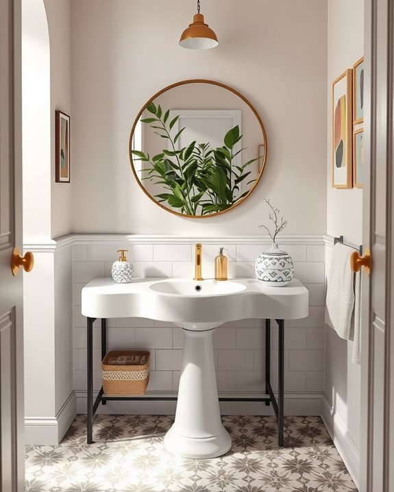 whimsical bathroom art decor